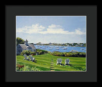 Wychmere Harbor Harwich Port Massachusetts Cape Cod Massachusetts - Framed Print