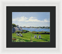 Wychmere Harbor Harwich Port Massachusetts Cape Cod Massachusetts - Framed Print