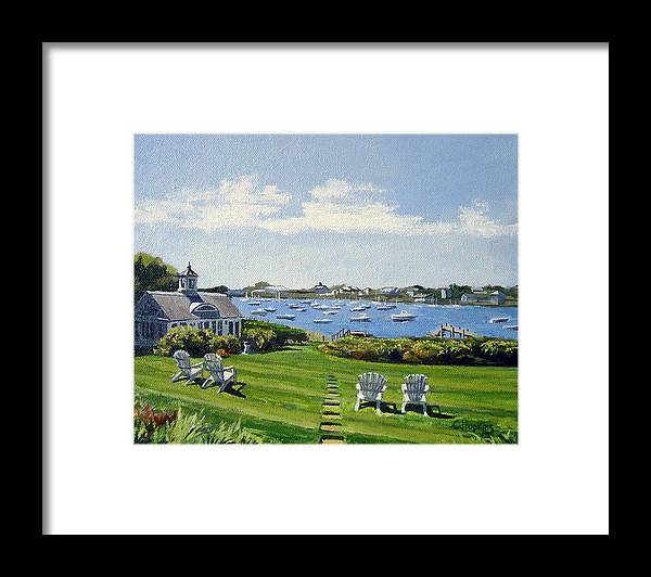 Wychmere Harbor Harwich Port Massachusetts Cape Cod Massachusetts - Framed Print