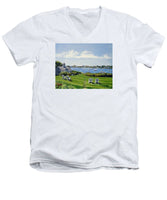 Wychmere Harbor Harwich Port Massachusetts Cape Cod Massachusetts - Men's V-Neck T-Shirt