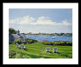 Wychmere Harbor Harwich Port Massachusetts Cape Cod Massachusetts - Framed Print