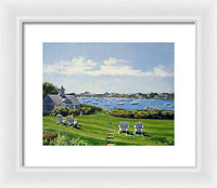 Wychmere Harbor Harwich Port Massachusetts Cape Cod Massachusetts - Framed Print