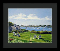Wychmere Harbor Harwich Port Massachusetts Cape Cod Massachusetts - Framed Print