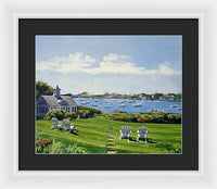 Wychmere Harbor Harwich Port Massachusetts Cape Cod Massachusetts - Framed Print