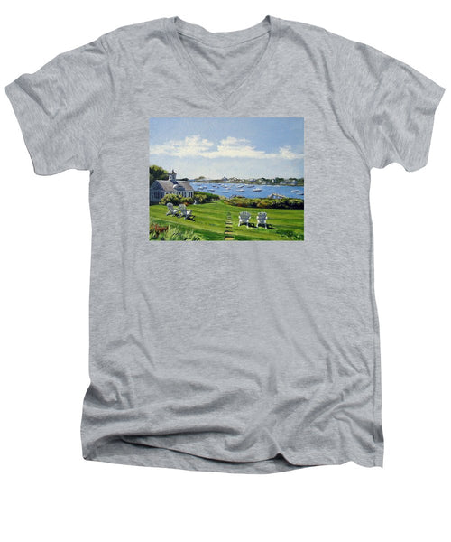 Wychmere Harbor Harwich Port Massachusetts Cape Cod Massachusetts - Men's V-Neck T-Shirt