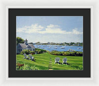Wychmere Harbor Harwich Port Massachusetts - Framed Print