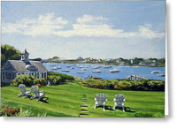 Wychmere Harbor Harwich Port Massachusetts - Greeting Card