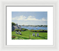 Wychmere Harbor Harwich Port Massachusetts - Framed Print