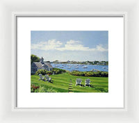 Wychmere Harbor Harwich Port Massachusetts - Framed Print