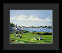 Wychmere Harbor Harwich Port Massachusetts - Framed Print