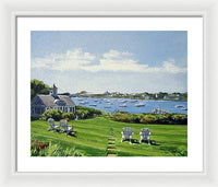 Wychmere Harbor Harwich Port Massachusetts - Framed Print
