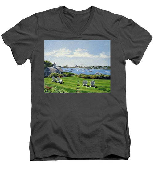 Wychmere Harbor Harwich Port Massachusetts - Men's V-Neck T-Shirt