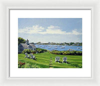 Wychmere Harbor Harwich Port Massachusetts - Framed Print